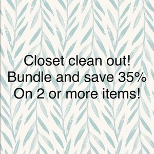 Flash sale. Good till 4/5 then donating.